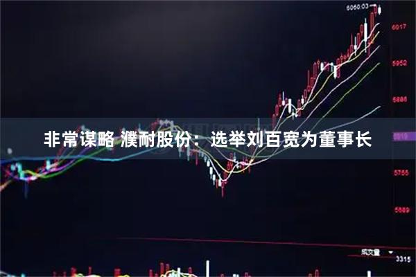 非常谋略 濮耐股份：选举刘百宽为董事长
