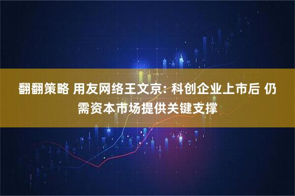翻翻策略 用友网络王文京: 科创企业上市后 仍需资本市场提供关键支撑